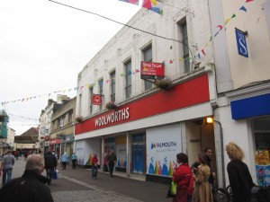 Former Woolworths, Falmouth (3 Sep 2011). Photograph by Stu Wrigley
