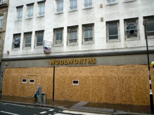 Former Woolworths, Newcastle (17 Sep 2011). Photograph by Graham Soult