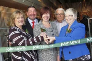 Cutting the ribbon at John Lewis Tamworth