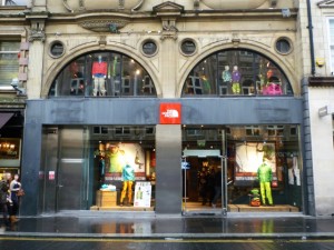 The North Face, Newcastle (29 Oct 2011). Photograph by Graham Soult