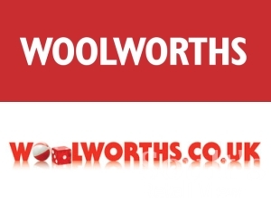 Pre-collapse Woolworths logo (top) and Shop Direct's version since 2009 (bottom)