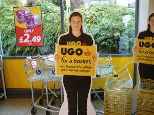 Basket POS at UGO Monk Bretton (11 Oct 2011). Photograph by Graham Soult