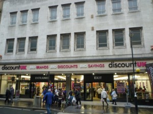 Discount UK (former Woolworths), Newcastle (4 Nov 2011). Photograph by Graham Soult