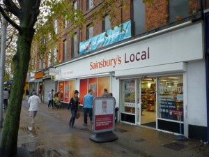 Sainsbury's Local (formerly Woolworths), Hessle Road, Hull (11 Oct 2011). Photograph by Graham Soult