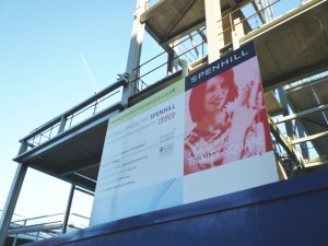 Poster at Trinity Square, Gateshead (18 Dec 2011). Photograph by Graham Soult