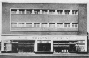 Exterior of new Middlesbrough store, from The New Bond, December 1958