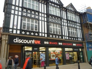 Discount UK (former M&S), Rotherham (3 Nov 2011). Photograph by Graham Soult