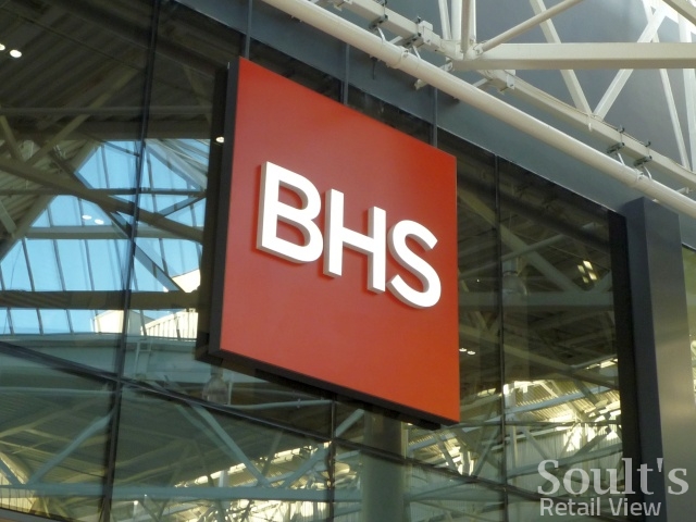 BHS fascia. Photograph by Graham Soult