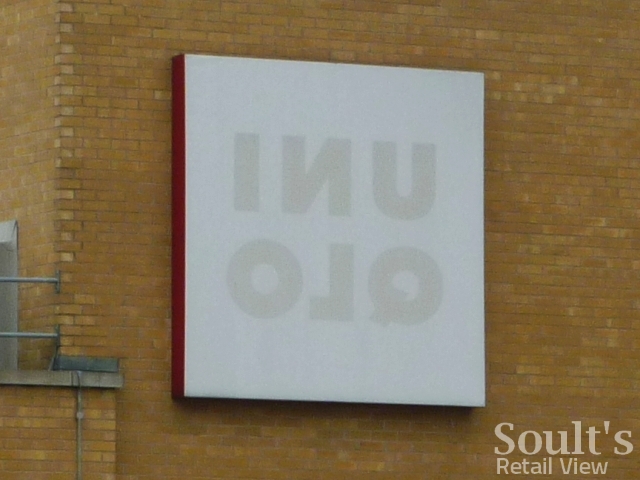 Uniqlo signage, Coventry (7 Feb 2012). Photograph by Graham Soult