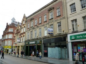 Previous former Woolworths (now McDonalds), Exeter (6 Sep 2011). Photograph by Graham Soult