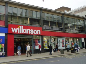 Wilkinson, Sheffield - one of the first new-format stores (18 Aug 2011). Photograph by Graham Soult