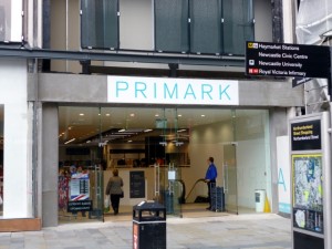 New entrance at Primark, Newcastle (27 Jul 2012). Photograph by Graham Soult