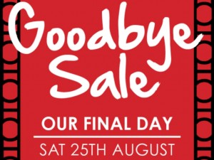 "Goodbye Sale" at Hoopers Carlisle
