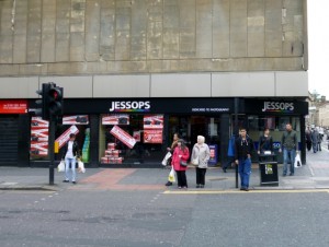 Existing Jessops, Newgate Street, Newcastle (23 Jun 2012). Photograph by Graham Soult