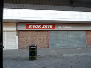 Former Kwik Save, Spennymoor (5 Jan 2012). Photograph by Graham Soult