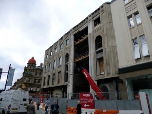 New TK Maxx site, Northumberland Street, Newcastle (8 Aug 2012). Photograph by Graham Soult