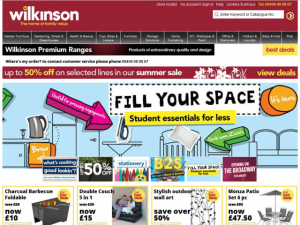WilkinsonPlus website (15 Aug 2012)