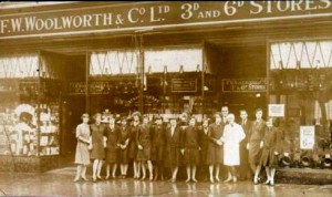 Frontage of Ipswich Woolworths, c.1940s