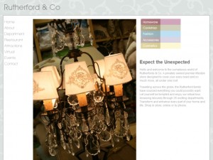 Screenshot of Rutherfords of Morpeth website (30 Aug 2012)