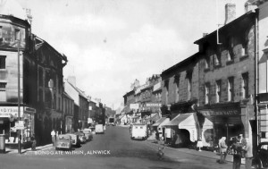 Original Alnwick Woolworths, pictured on a late 1950s Valentine's postcard