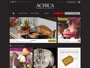 Achica homepage (8 Nov 2012)