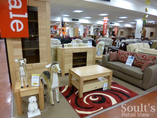 2nd-floor furniture department at Tamworth Co-op (21 Dec 2012). Photograph by Graham Soult