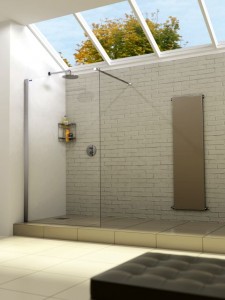 One of Shower Enclosures UK's shower screens. Photograph from SEUK