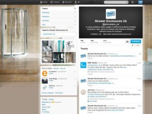 Shower Enclosures UK on Twitter (30 Jan 2013)