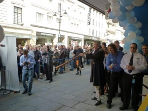 Opening of Clas Ohlson, Newcastle (24 Aug 2011). Photograph by Graham Soult