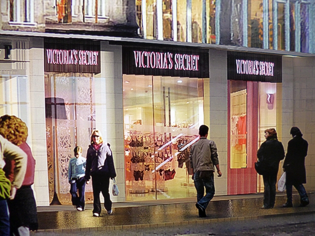 Poster showing Victoria's Secret at Monument Mall, Newcastle (3 Mar 2013). Photograph by Graham Soult