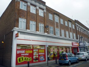 Former Woolworths (now Iceland), Sudbury Hill (10 Feb 2012). Photograph by Graham Soult