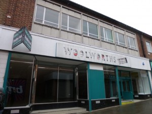 Former Woolworths and Poundland, Peterlee (16 Oct 2012). Photograph by Graham Soult