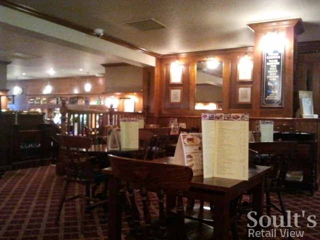 Interior of former Woolworths (now Wetherspoon), Ruislip Manor (10 Feb 2012). Photograph by Graham Soult