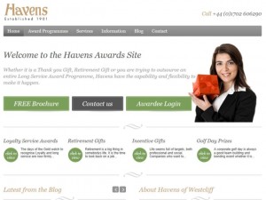 Havens Awards site (22 Apr 2013)