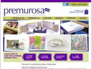 Premurosa.com homepage (8 Apr 2013)