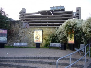 A similar view from 2009, with the famous Get Carter car park (17 Sep 2009). Photograph by Graham Soult