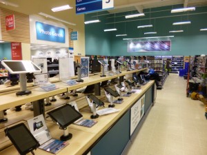 Electricals at Tesco Extra, Gateshead (17 May 2013). Photograph by Graham Soult