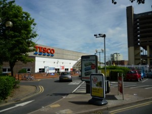 The old Gateshead Tesco, in 2010 (18 Jun 2010). Photograph by Graham Soult