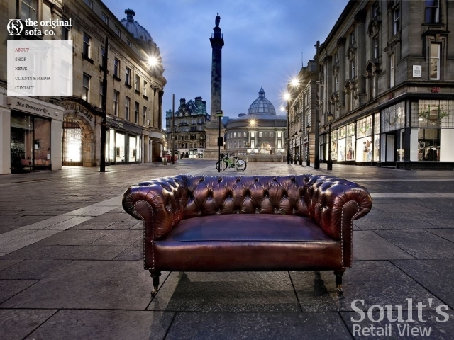 The Original Sofa Co. homepage (25 Jun 2013)