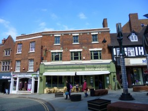 Popular independent eatery Bistro Jacques in Shrewsbury (10 Jun 2013). Photograph by Graham Soult