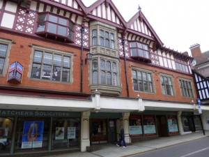 Former Co-op building in Shrewsbury (10 Jun 2013). Photograph by Graham Soult