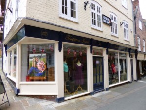 Templeton Jones, one of Shrewsbury's independent fashion retailers (10 Jun 2013). Photograph by Graham Soult