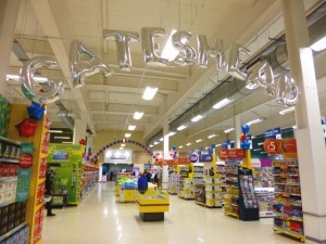 Opening day at Tesco Extra Gateshead (23 May 2013). Photograph by Graham Soult