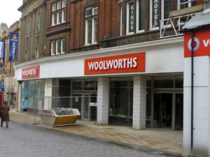 Darlington's Woolworths prior to Next moving in (12 Mar 2010). Photograph by Graham Soult