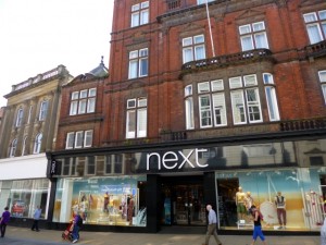 Next (ex-Woolworths) in Darlington (23 May 2012). Photograph by Graham Soult