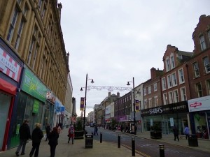 Fawcett Street, Sunderland (15 Nov 2012). Photograph by Graham Soult