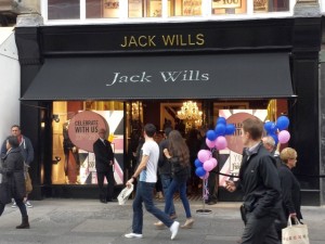 Opening day at Jack Wills, Newcastle (27 Sep 2013). Photograph by Graham Soult
