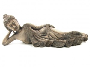 Reclining Buddha statue from The Home Decor Company