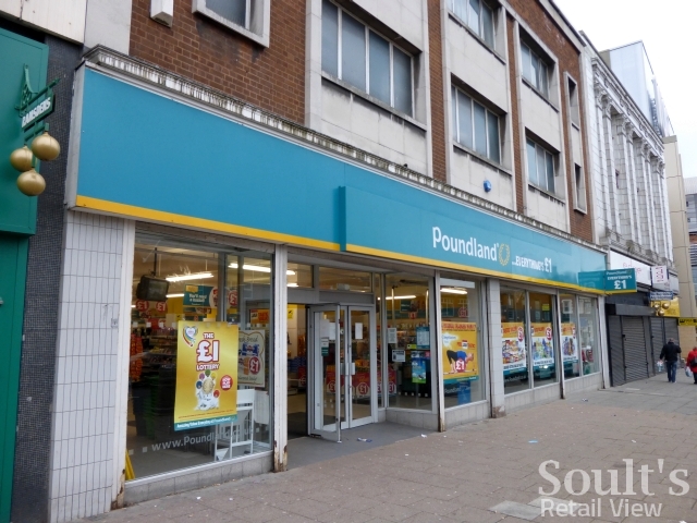 Gateshead, one of the 93 ex-Woolworths that's now Poundland (5 Jan 2014). Photograph by Graham Soult