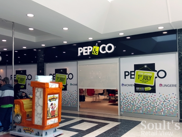 Pep&Co frontage, Kettering (25 Jun 2015). Photograph by Graham Soult